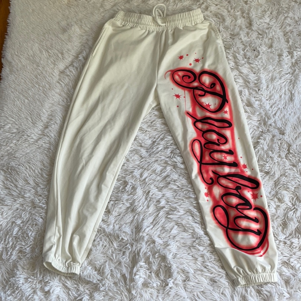SHEIN playboy sweatpants unused